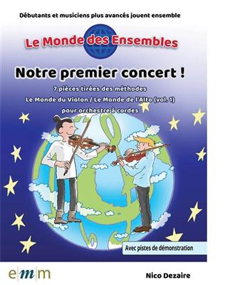 Notre premier concert!