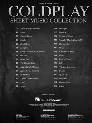 Coldplay Sheet Music Collection