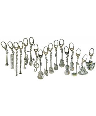 Pewter Keyring Theatrical Masks