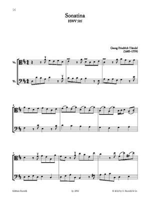 15 Barock-Duos für Viola und Violoncello